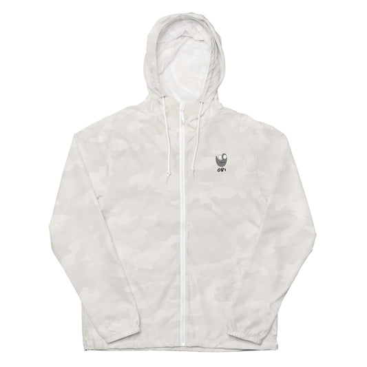 OBI - White Camo Lightweight Zip Up Windbreaker