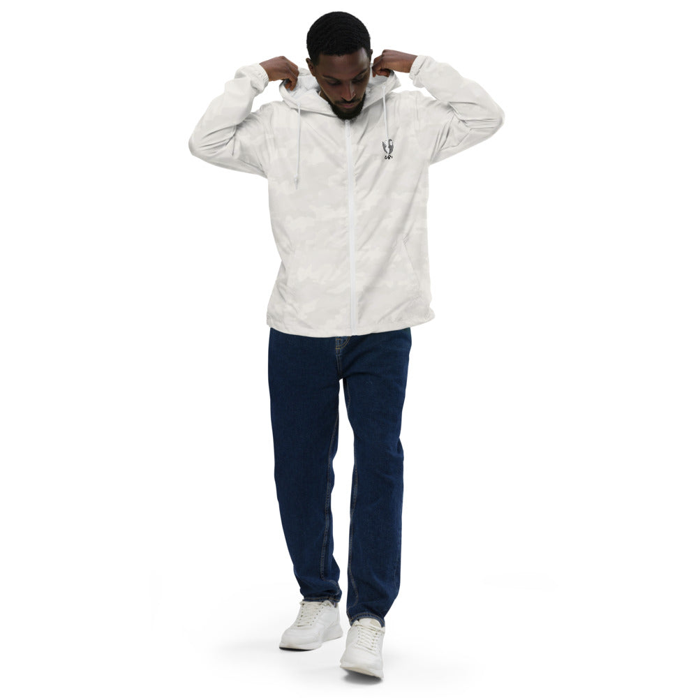 OBI - White Camo Lightweight Zip Up Windbreaker